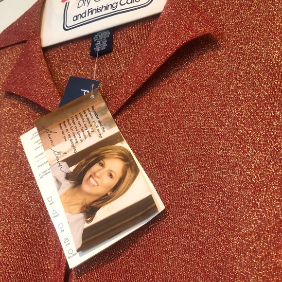 NWT Susan Graver Shimmer Tunic Cardigan Size S - Picture 3 of 6